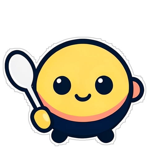 숟가락을 든 얌얌이